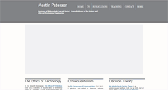 Desktop Screenshot of martinpeterson.org